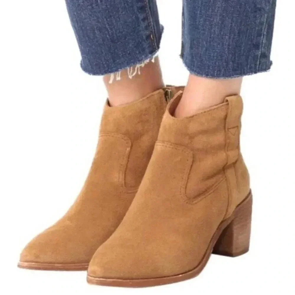 Madewell Lonnie Suede Ankle Bootie